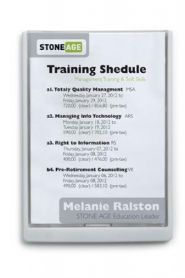 Információs tábla, 210x297 mm, DURABLE „CLICK SIGN”, fehér