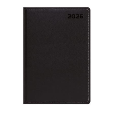Naptár, tervező, B5, heti, TOPTIMER, "Queen" fekete