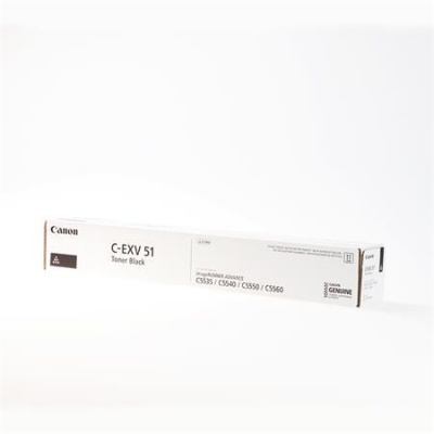 C-EXV51 Fénymásolótoner iRAC5535i fénymásolóhoz, CANON, fekete, 69k