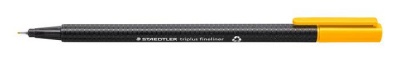 Tűfilc, 0,3 mm, STAEDTLER "Triplus 334", napsárga