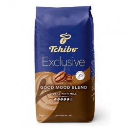 Kávé, pörkölt, szemes, 1000 g, TCHIBO "Exclusive Good Mood Blend"