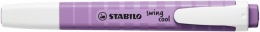 Szövegkiemelő, 1-4 mm, STABILO "Swing Cool NatureCOLORS Wildflowers", szürkéslila